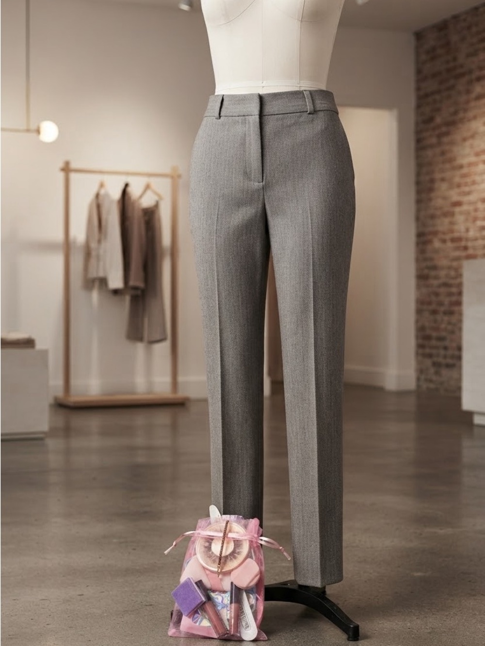 NWOT Banana Republic Dress Pants-0 & Beauty Gift Bag